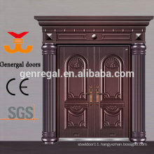 Luxury Exterior Double entry Aluminum casting Doors